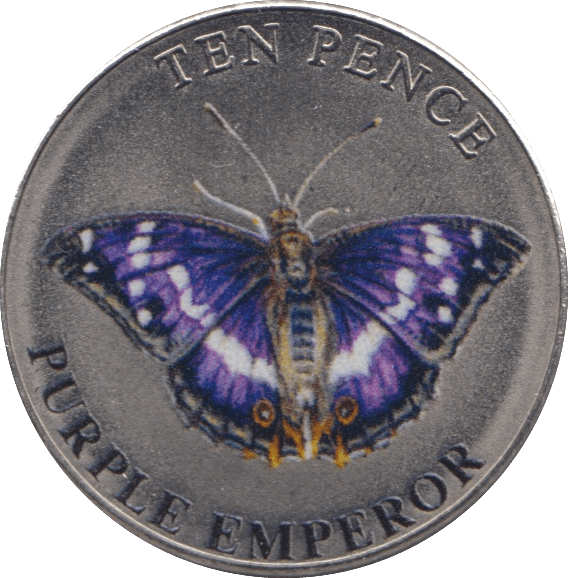 2022 TEN PENCE BAILIWICK OF GUERNSEY PURPLE EMPEROR - 10p Proof - Cambridgeshire Coins