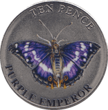 2022 TEN PENCE BAILIWICK OF GUERNSEY PURPLE EMPEROR - 10p Proof - Cambridgeshire Coins