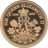 2023 22CT GOLD QUEEN ELIZABETH II IN MEMORIAM 1/2OZ SOVEREIGN ( PROOF ) - GOLD WORLD COINS - Cambridgeshire Coins