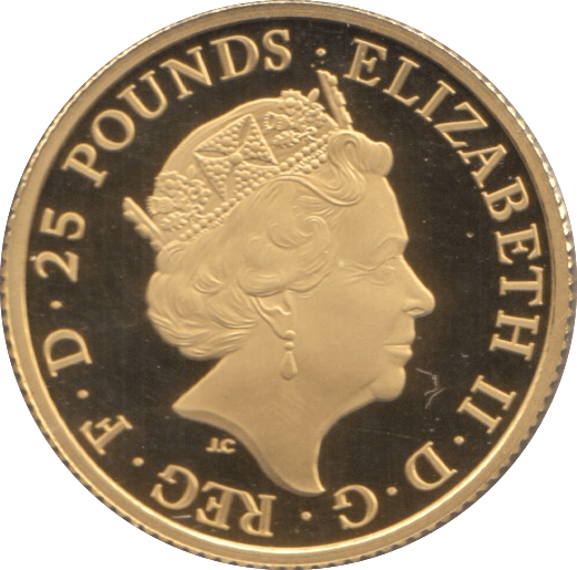 2023 GOLD PROOF 1/4 OUNCE YALE OF BEAUFORT QUEENS BEASTS - GOLD BRITANNIAS - Cambridgeshire Coins