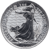 2023 SILVER BRITANNIA ONE OUNCE TWO POUNDS CHARLES III CROWNED (TRIDENT PRIVY) (Copy) - Cambridgeshire Coins