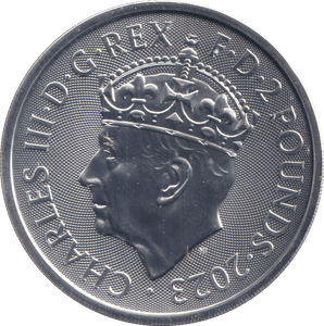 2023 SILVER CHARLES III CORONATION TWO POUNDS - SILVER 1 oz COINS - Cambridgeshire Coins