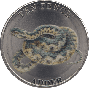 2023 TEN PENCE BAILIWICK OF GUERNSEY ADDER - WORLD COINS - Cambridgeshire Coins