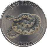 2023 TEN PENCE BAILIWICK OF GUERNSEY ADDER - WORLD COINS - Cambridgeshire Coins