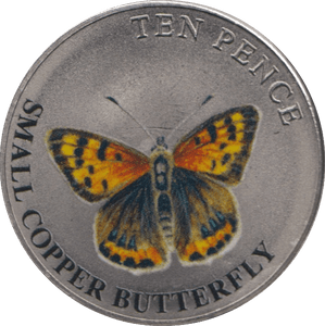 2023 TEN PENCE BAILIWICK OF GUERNSEY SMALL COPPER BUTTERFLY - WORLD COINS - Cambridgeshire Coins