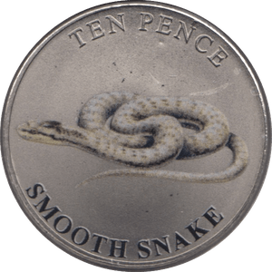 2023 TEN PENCE BAILIWICK OF GUERNSEY SMOOTH SNAKE - WORLD COINS - Cambridgeshire Coins