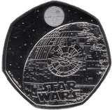 2024 FIFTY PENCE BRILLIANT UNCIRCULATED 50P DEATH STAR - 50p BU - Cambridgeshire Coins