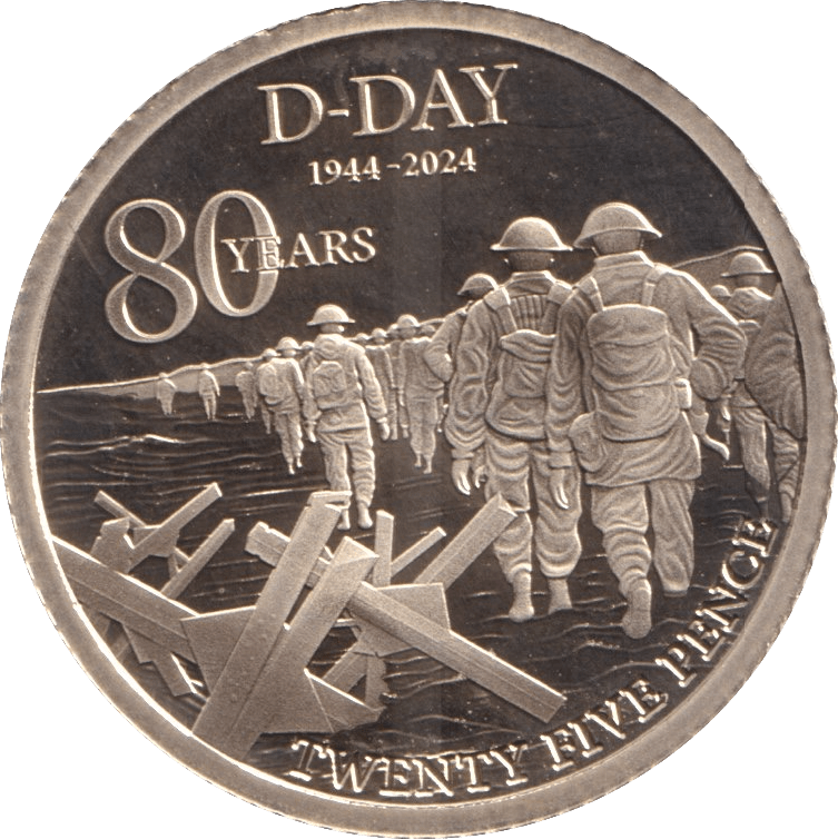 2024 GOLD 80TH ANNIVERSARY OF D - DAY - GOLD WORLD COINS - Cambridgeshire Coins