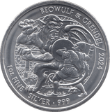 2024 SILVER BEOWULF AND GRENDEL TWO POUNDS UK - SILVER 1 oz COINS - Cambridgeshire Coins