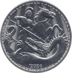 2024 SILVER ST GEORGE & THE DRAGON TWO POUNDS UK - SILVER 1 oz COINS - Cambridgeshire Coins