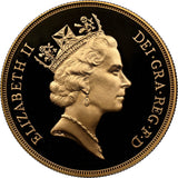 1985 GOLD FIVE POUND SOVEREIGN PF 69 ULTRA CAMEO