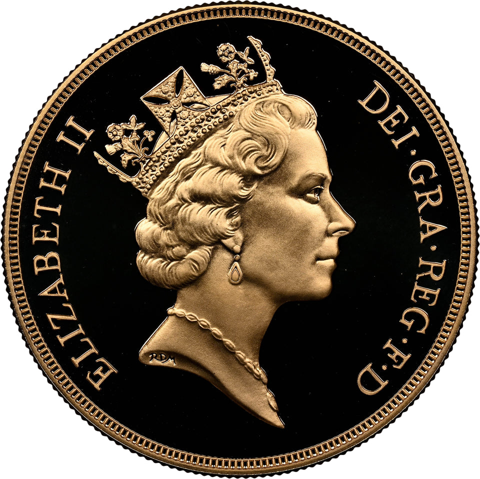 1996 GOLD FIVE POUND SOVEREIGN PF 69 ULTRA CAMEO