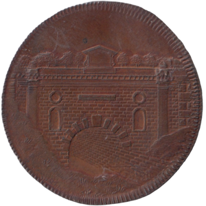 1795 HALFPENNY TOKEN BRIMSCOMBE PORT BIRMINGHAM