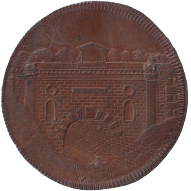 1795 HALFPENNY TOKEN BRIMSCOMBE PORT BIRMINGHAM