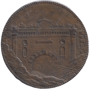 1795 HALFPENNY TOKEN BRIMSCOMBE PORT BIRMINGHAM