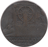 1792 HALFPENNY TOKEN SHROPSHIRE COLBROOK DALE IRON BRIDGE