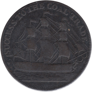 1790 HALFPENNY TOKEN LONDON & SOUTH SHIELDS