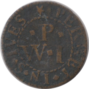 1665 FARTHING TOKEN  ST IVES CAMBRIDGESHIRE