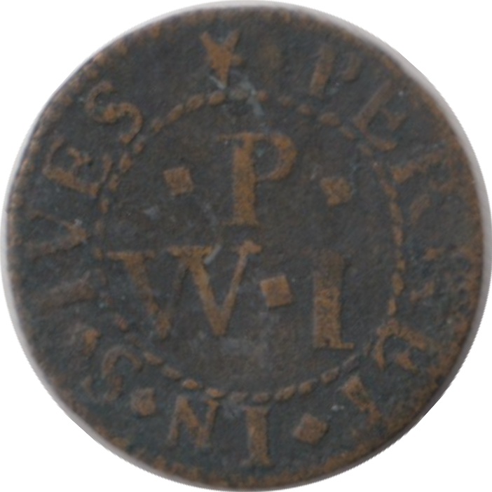 1665 FARTHING TOKEN  ST IVES CAMBRIDGESHIRE