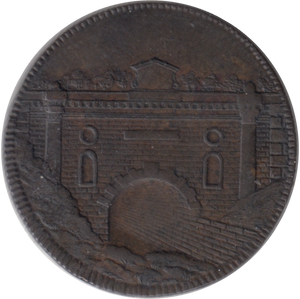 1795 HALFPENNY TOKEN BRIMSCOMBE PORT BIRMINGHAM