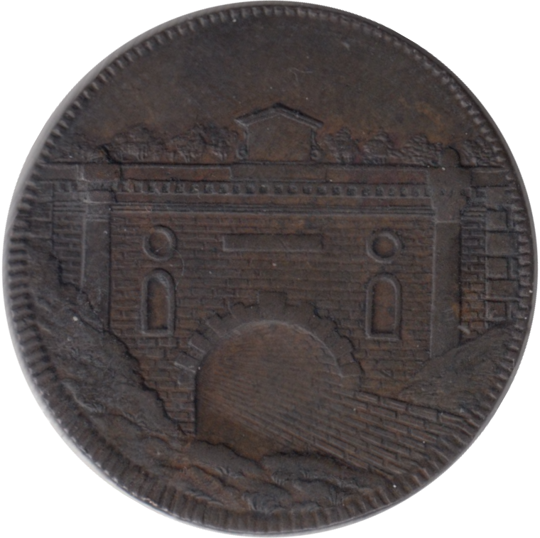 1795 HALFPENNY TOKEN BRIMSCOMBE PORT BIRMINGHAM