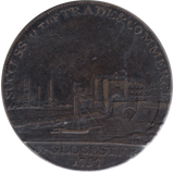 1793 HALFPENNY TOKEN GLOUCESTER AND BERKLEY CANAL