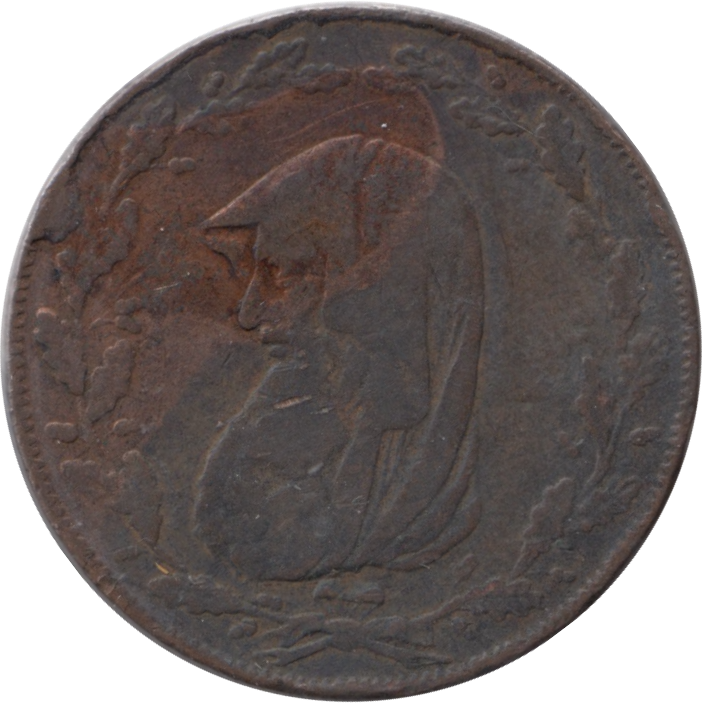 1791 HALFPENNY TOKEN ANGELSEY RNG CYPER DRUID