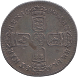 1695 SIXPENCE ( VF )