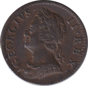 1754 FARTHING ( VF )