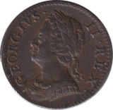 1754 FARTHING ( VF )