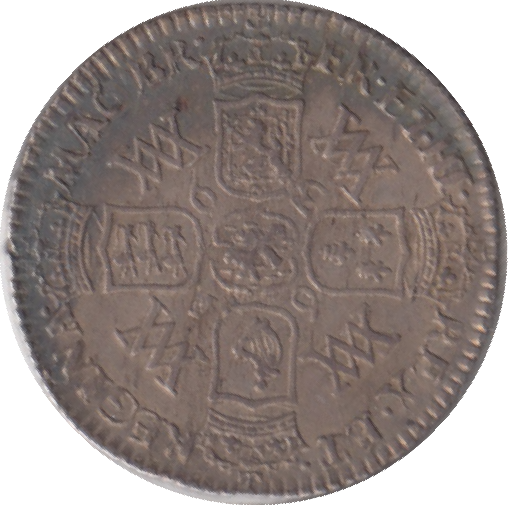 1693 SIXPENCE ( EF )