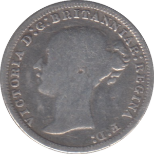 1875 THREEPENCE ( NF )