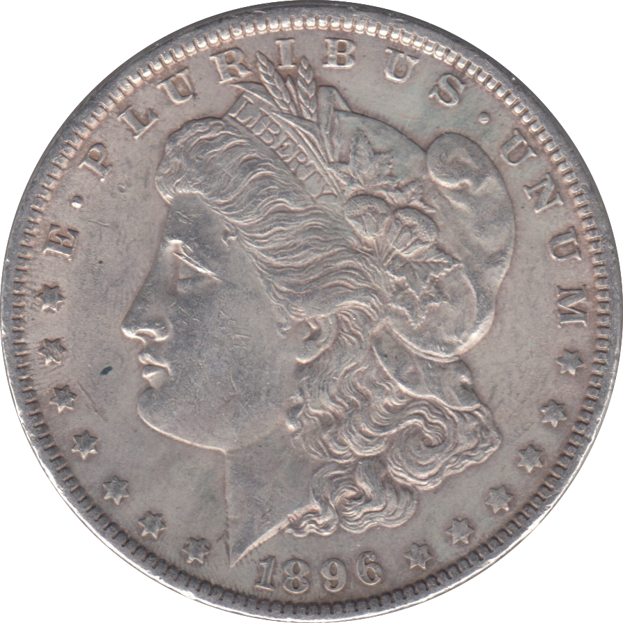 1896 SILVER MORGAN DOLLAR PHILADELPHIA MINT