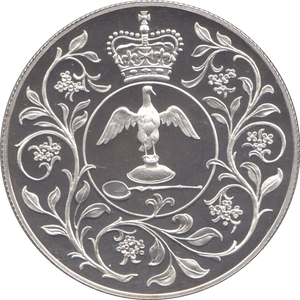 1977 SILVER PROOF CROWN QUEENS JUBILEE UK