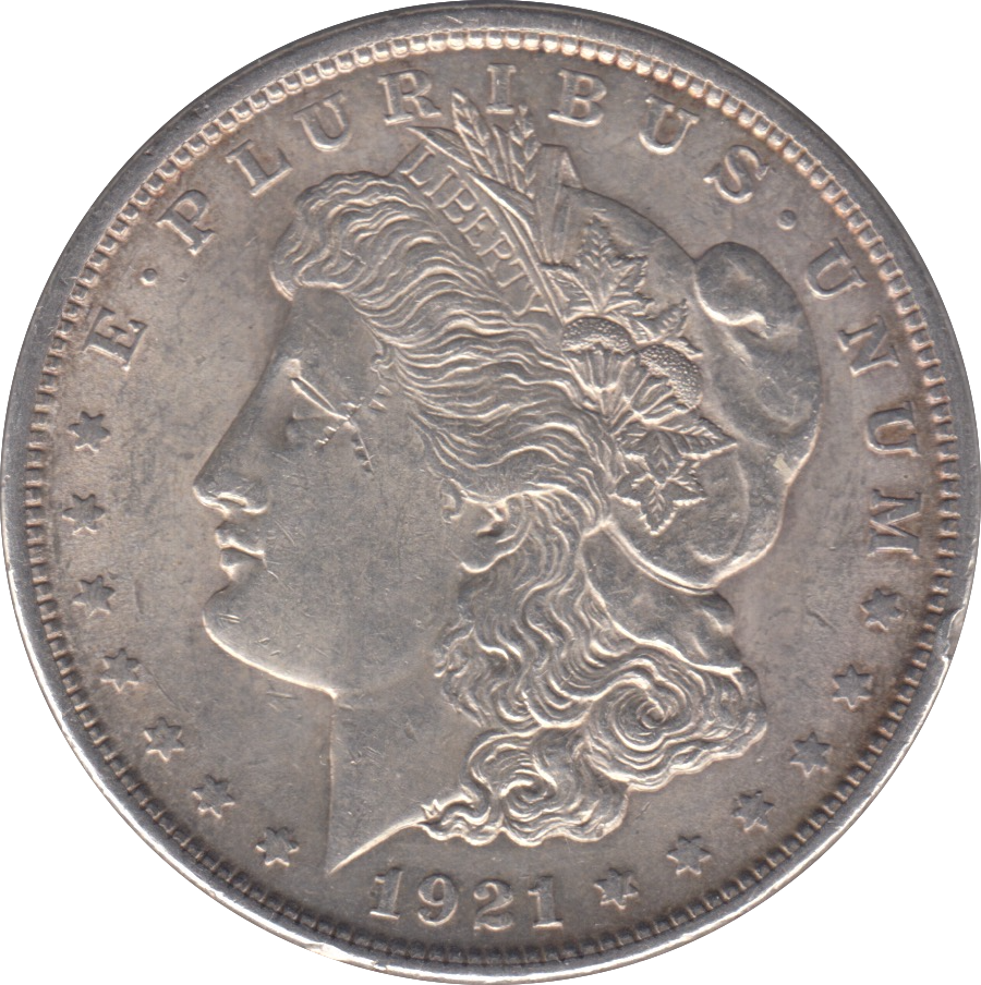 1921 SILVER MORGAN DOLLAR USA PHILADELPHIA MINT