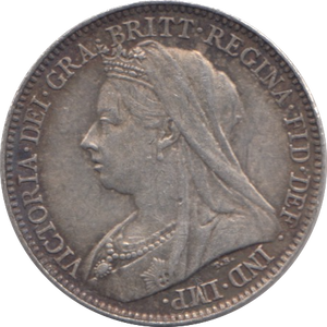 1894 SIXPENCE ( GVF )