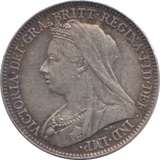 1894 SIXPENCE ( GVF )