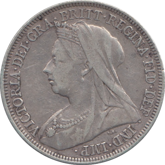 1896 SHILLING ( GVF )