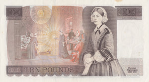 TEN POUNDS BANKNOTE SOMMERSET REF £10-70