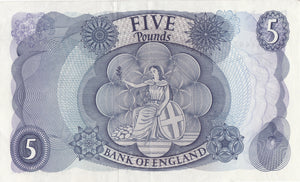 FIVE POUNDS BANKNOTE FFORDE REF £5-91