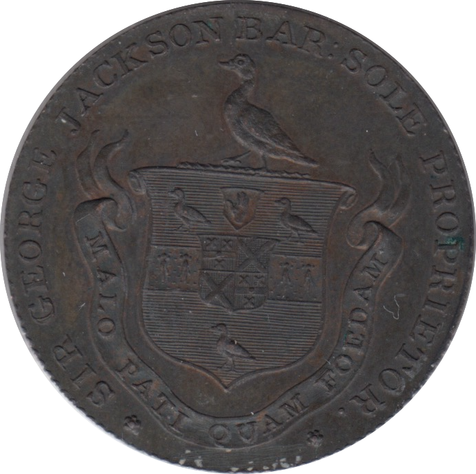 1795 HALFPENNY TOKEN NAVIGATION BISHOPS STORTFORD