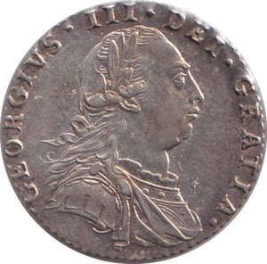 1787 SIXPENCE ( EF )