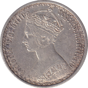 1874 FLORIN ( GVF ) DIE 17