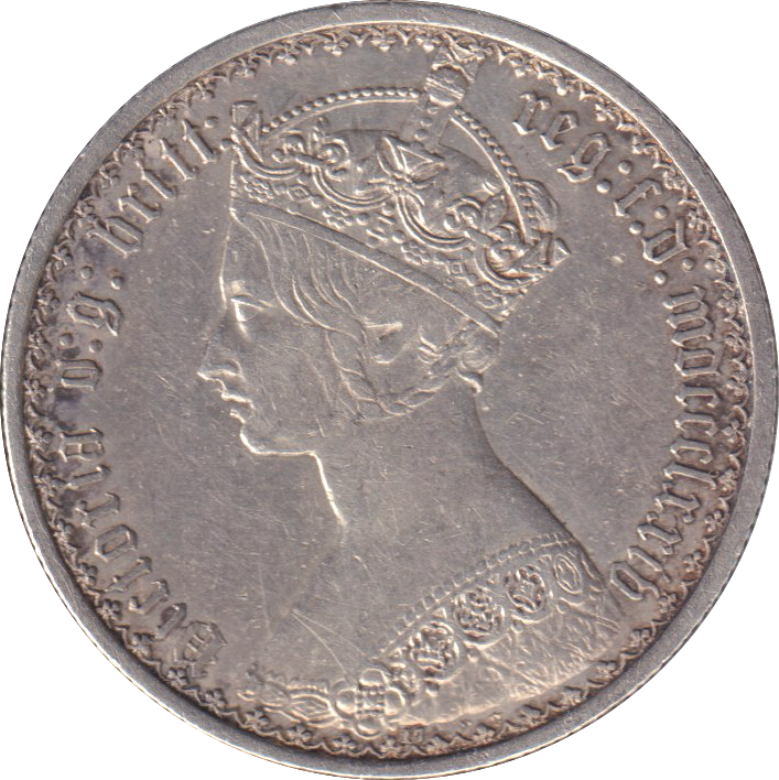 1874 FLORIN ( GVF ) DIE 17