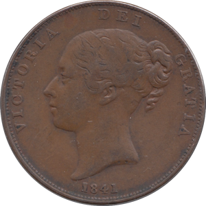 1841 PENNY ( VF )