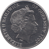 2021 TEN PENCE BAILIWICK OF GUERNSEY PUFFIN