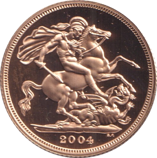 2004 GOLD SOVEREIGN ( BU )