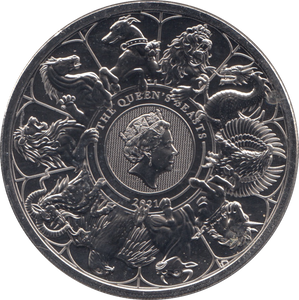 2021 BRILLIANT UNCIRCULATED £5 QUEENS BEASTS COMPLETER MEDALLION BU