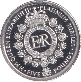 2022 PLATINUM FIVE POUNDS ( PROOF )