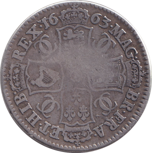 1663 HALFCROWN ( FINE )